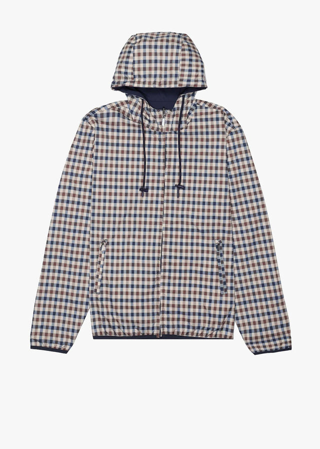 Aquascutum Jackets Hooded reversible sailor jacket - navy