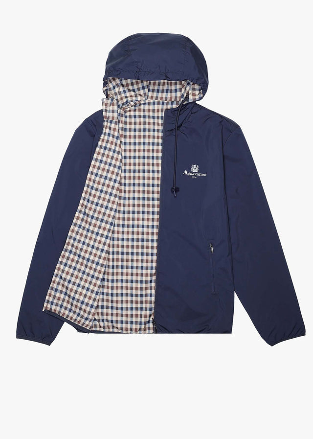 Aquascutum Jackets Hooded reversible sailor jacket - navy