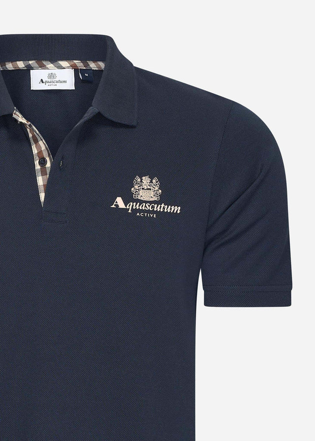 Aquascutum Polos Active piquet polo - navy