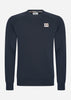 Aquascutum Truien Active patch crewneck - navy