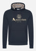 Aquascutum Hoodies Active big logo hoodie - navy