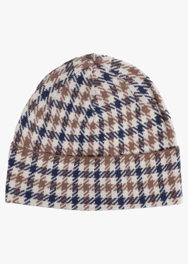 Aquascutum Beanies Club check beanie - club check