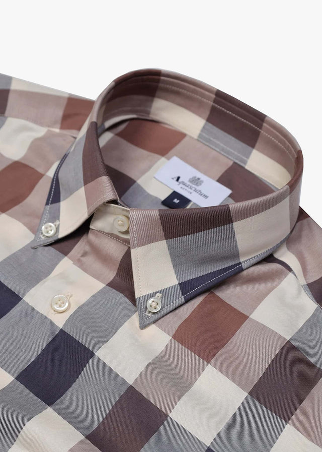 Aquascutum Shirts Macro iconic shirt - club check