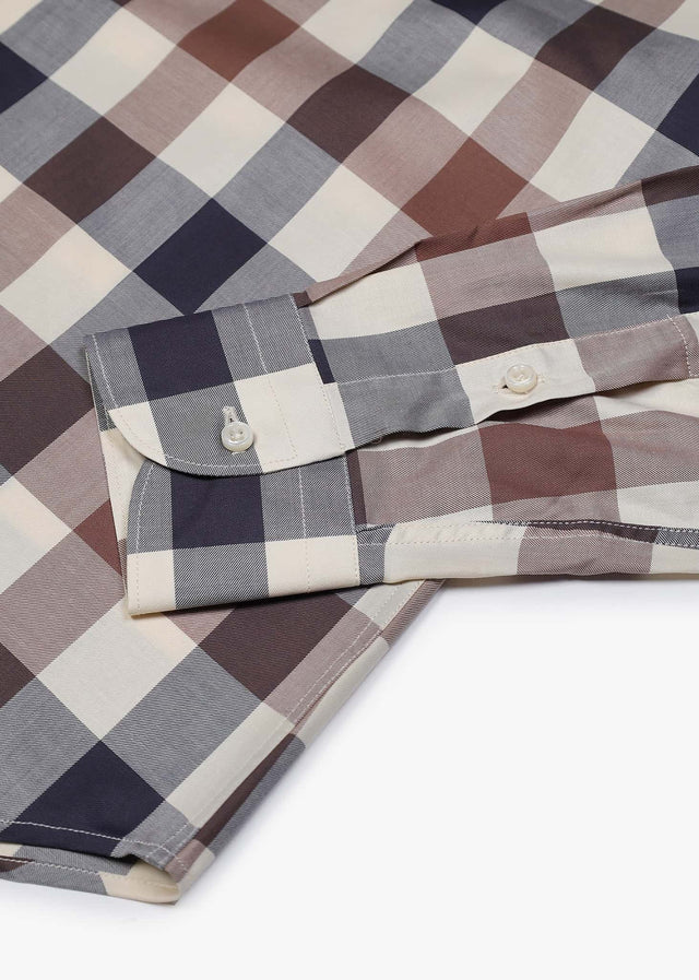 Aquascutum Shirts Macro iconic shirt - club check