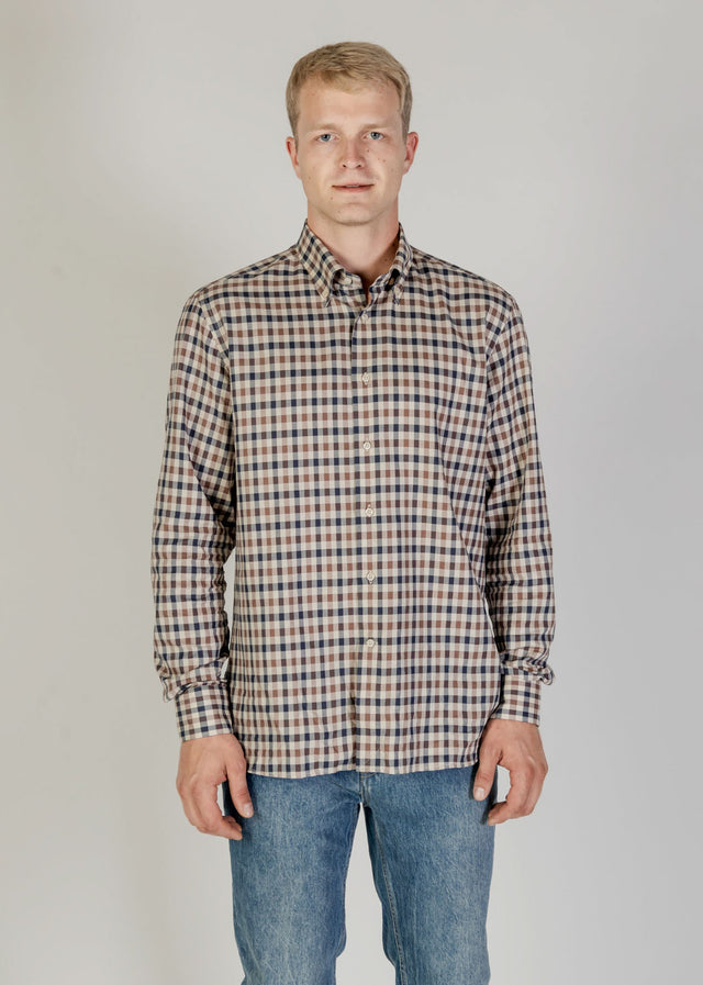 Aquascutum Shirts Active club check shirt - club check