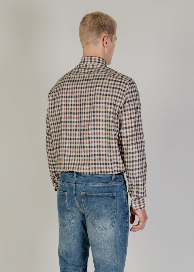 Aquascutum Shirts Active club check shirt - club check