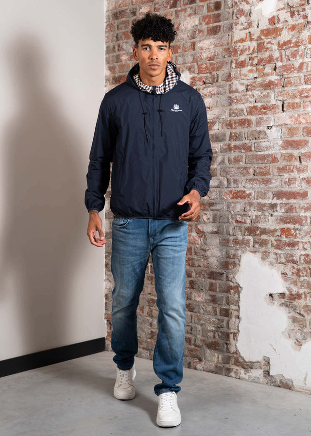 Aquascutum Jackets Hooded reversible sailor jacket - navy