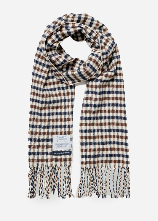 Aquascutum Sjaals Club check scarf - check club