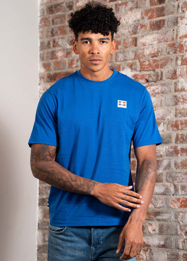 Aquascutum T-shirts Rubber patch t-shirt - royal