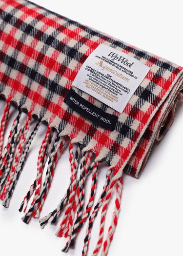 Aquascutum Scarves Wool iconic scarf - red