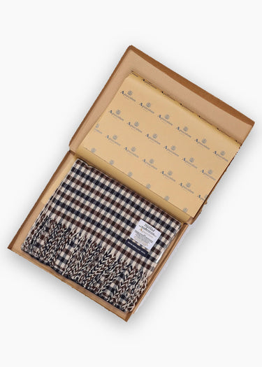 Aquascutum Scarves Wool icon scarf - original club check