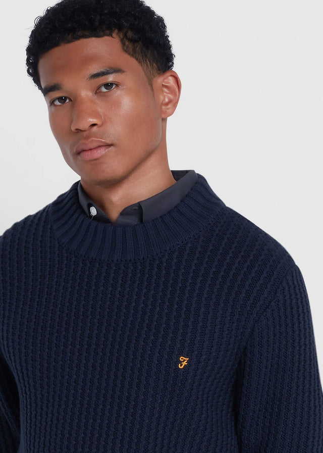 Farah Sweaters  Sweater burlington fisherman - true navy 