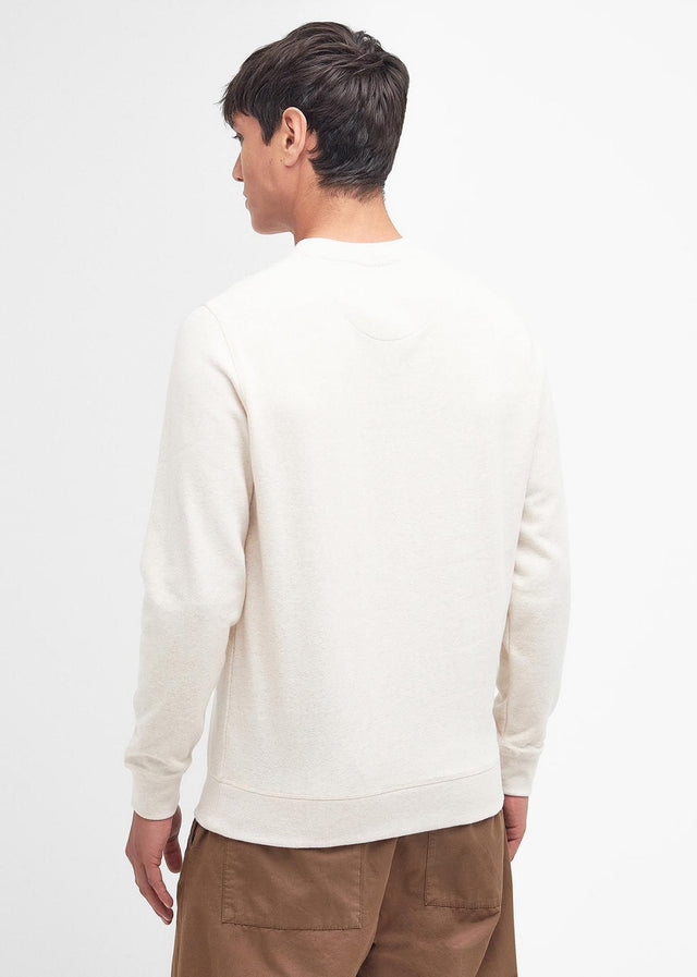 Barbour Sweaters  Debson crew - white marl 
