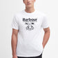 Barbour T-shirts  Fly tee - white 