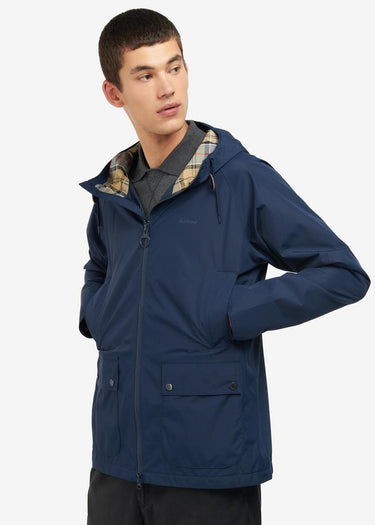 Barbour Jassen  Hooded domus jacket - navy dress 