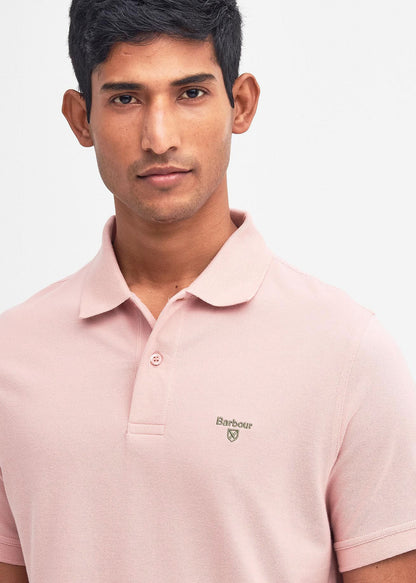 Barbour Polo's  Lightweight sports polo - pink mist 