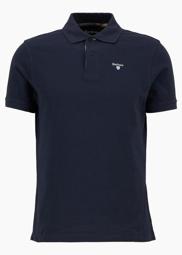 Barbour Polo's Barbour tartan pique tailored polo shirt - new navy