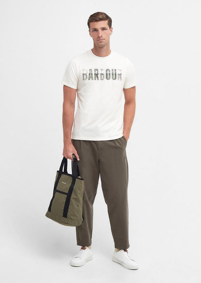 Barbour T-shirts  Thurford tee - whisper white 