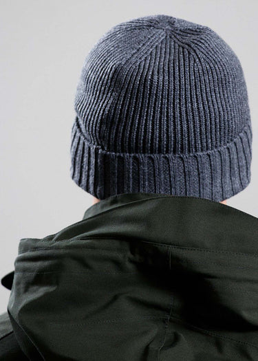 Barbour International Mutsen Chester beanie hat - charcoal grey