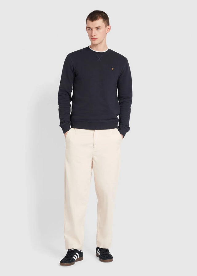 Farah Sweaters  Sweatshirt tim new crew - true navy 