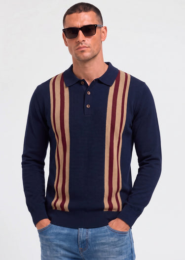Ben Sherman Longsleeve Polo's Ls mod polo - dark navy