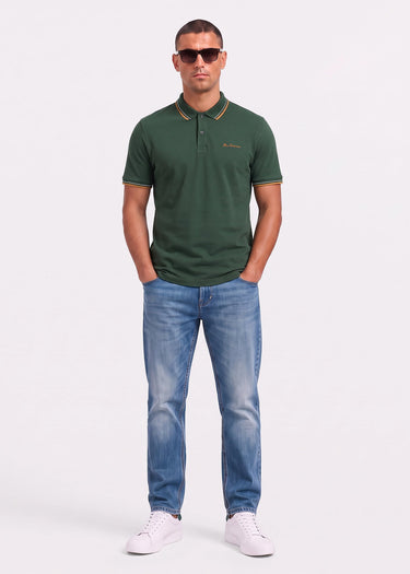 Ben Sherman Polo's Signature pique polo - bottle green