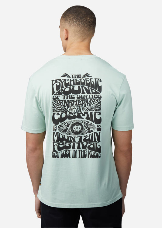 Ben Sherman T-shirts  Festive poster tee - mint 