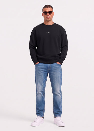Hugo Boss Truien Wesmallcrew - black