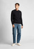 Lyle & Scott Truien  Cable jumper - jet black marl 