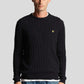 Lyle & Scott Truien  Cable jumper - jet black marl 