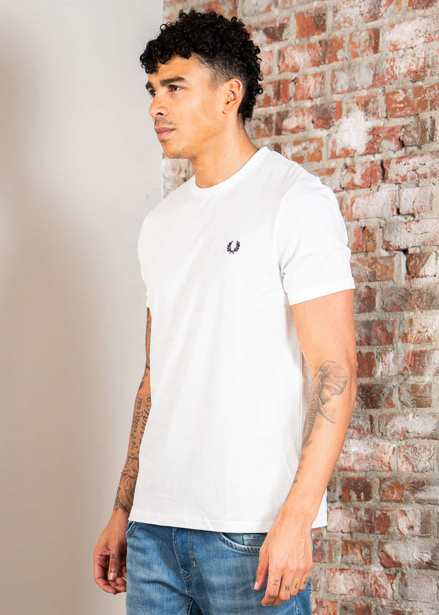 Fred Perry T-shirts Ringer t-shirt - white