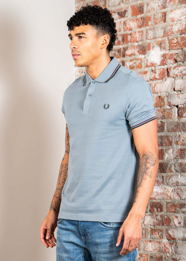 Fred Perry Polos Twin tipped fred perry shirt - stockport blue oxblood grassroots