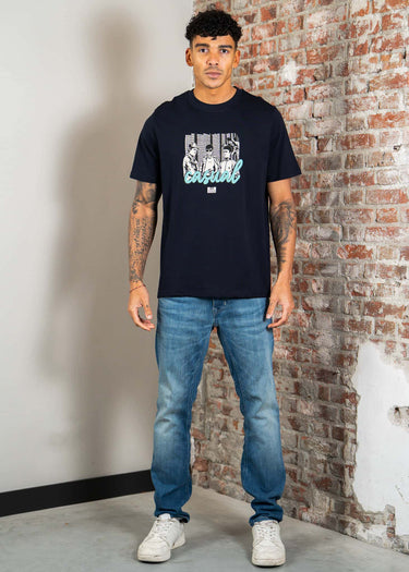 Weekend Offender T-shirts Terrace - navy