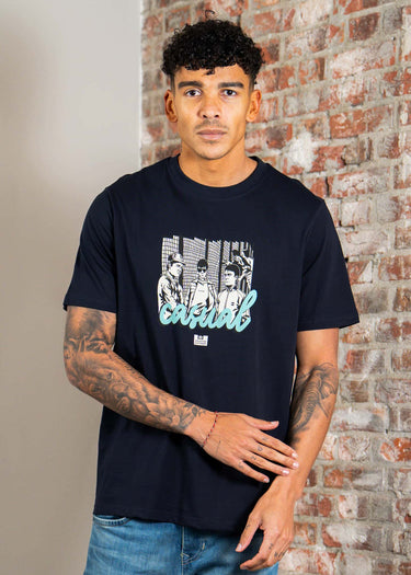 Weekend Offender T-shirts Terrace - navy