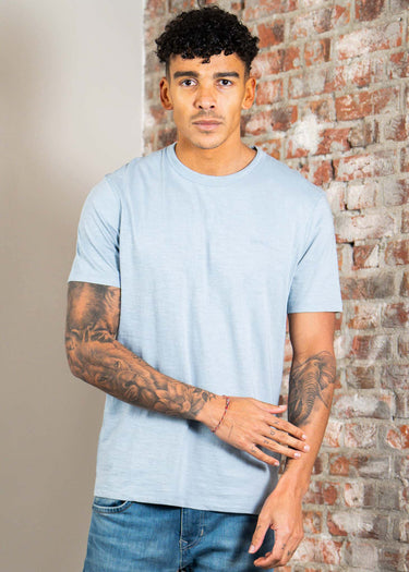 Hugo Boss T-shirts Tegood - light pastel blue