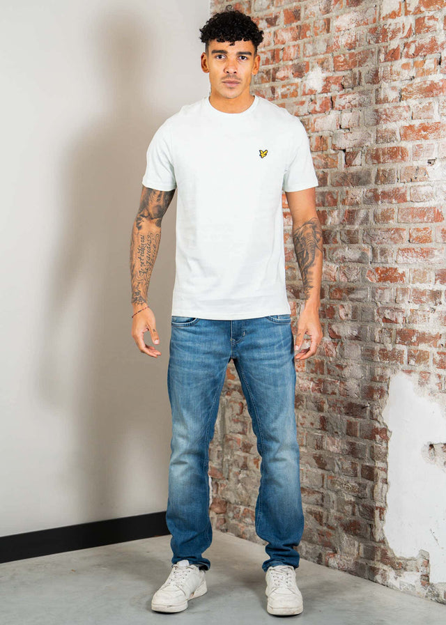 Lyle & Scott T-shirts Plain t-shirt - opal blue