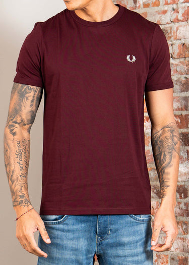 Fred Perry T-shirts Ringer t-shirt - oxblood