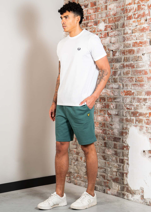 Lyle & Scott Shorts Plain sweat short - everglade