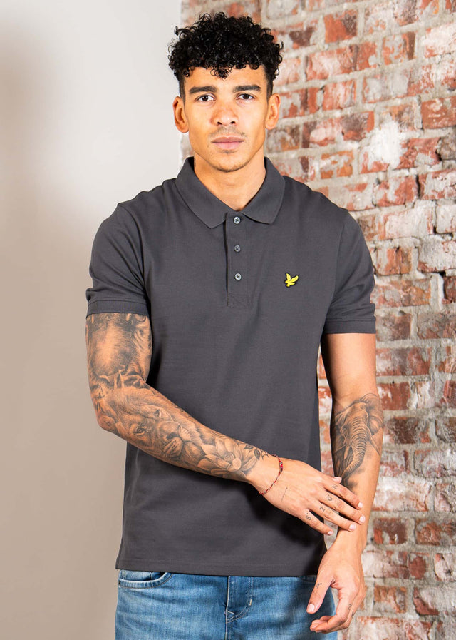 Lyle & Scott Polos Plain polo shirt - gunmetal