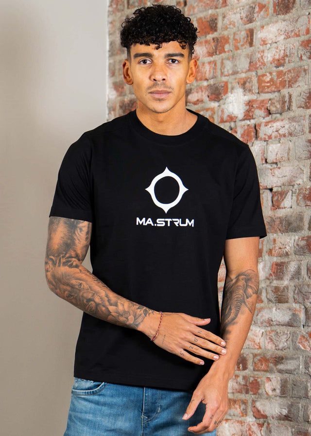 MA.Strum T-shirts Beam logo tee - jet black