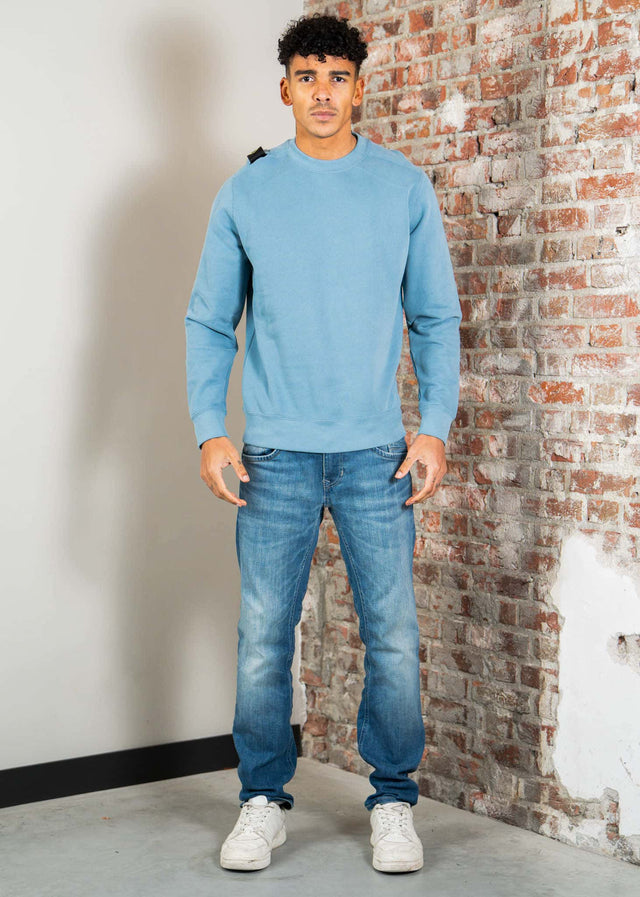 MA.Strum Sweaters Mastrum crew sweat - aegean blue