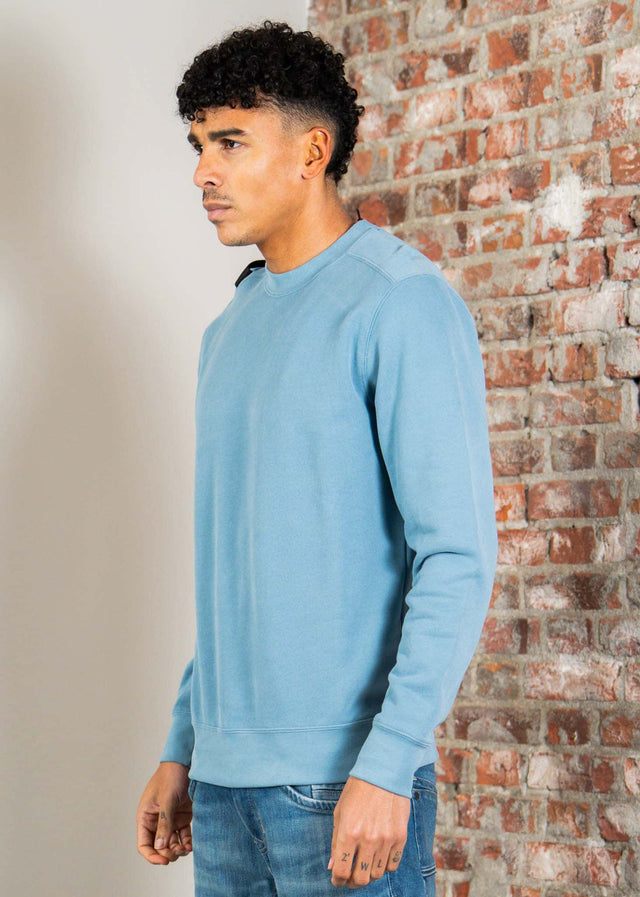 MA.Strum Sweaters Mastrum crew sweat - aegean blue