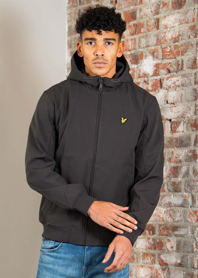 Lyle & Scott Jackets Mesh back softshell jacket - gunmetal