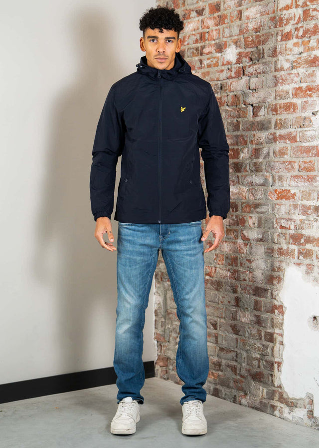 Lyle & Scott Jackets Zip through hooded jacket - dark navy