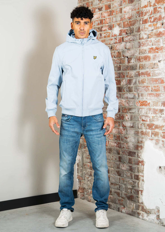 Lyle & Scott Jackets Mesh back softshell jacket - opal blue