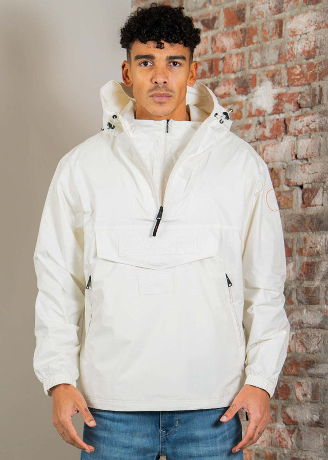 Napapijri Jackets Lightweight Packable Rainforest Overhead rf next Jacket - white whisper