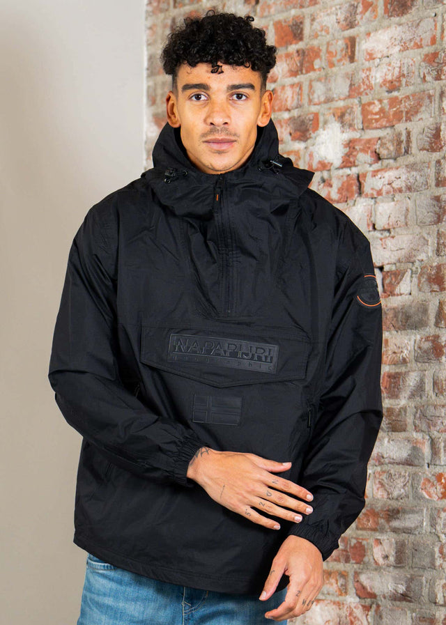 Napapijri Jackets Lightweight Packable Rainforest Overhead rf next Jacket - black beauty