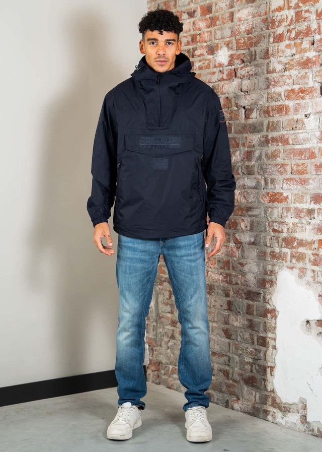 Napapijri Jackets Lightweight Packable Rainforest Overhead rf next Jacket - blu marine