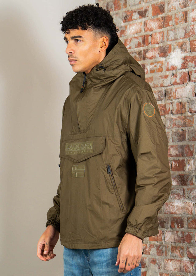 Napapijri Jackets Lightweight Packable Rainforest Overhead rf next Jacket - dark olive