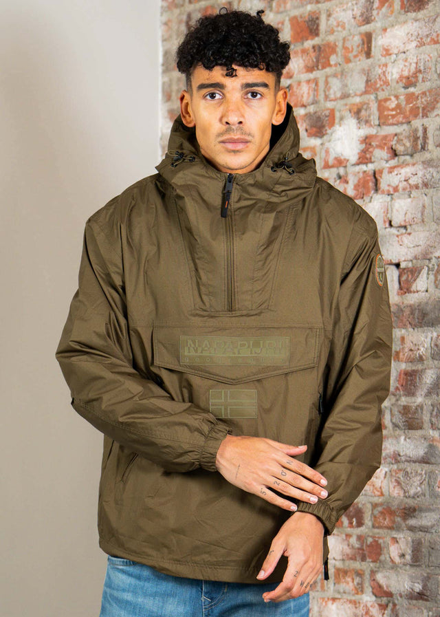 Napapijri Jackets Lightweight Packable Rainforest Overhead rf next Jacket - dark olive